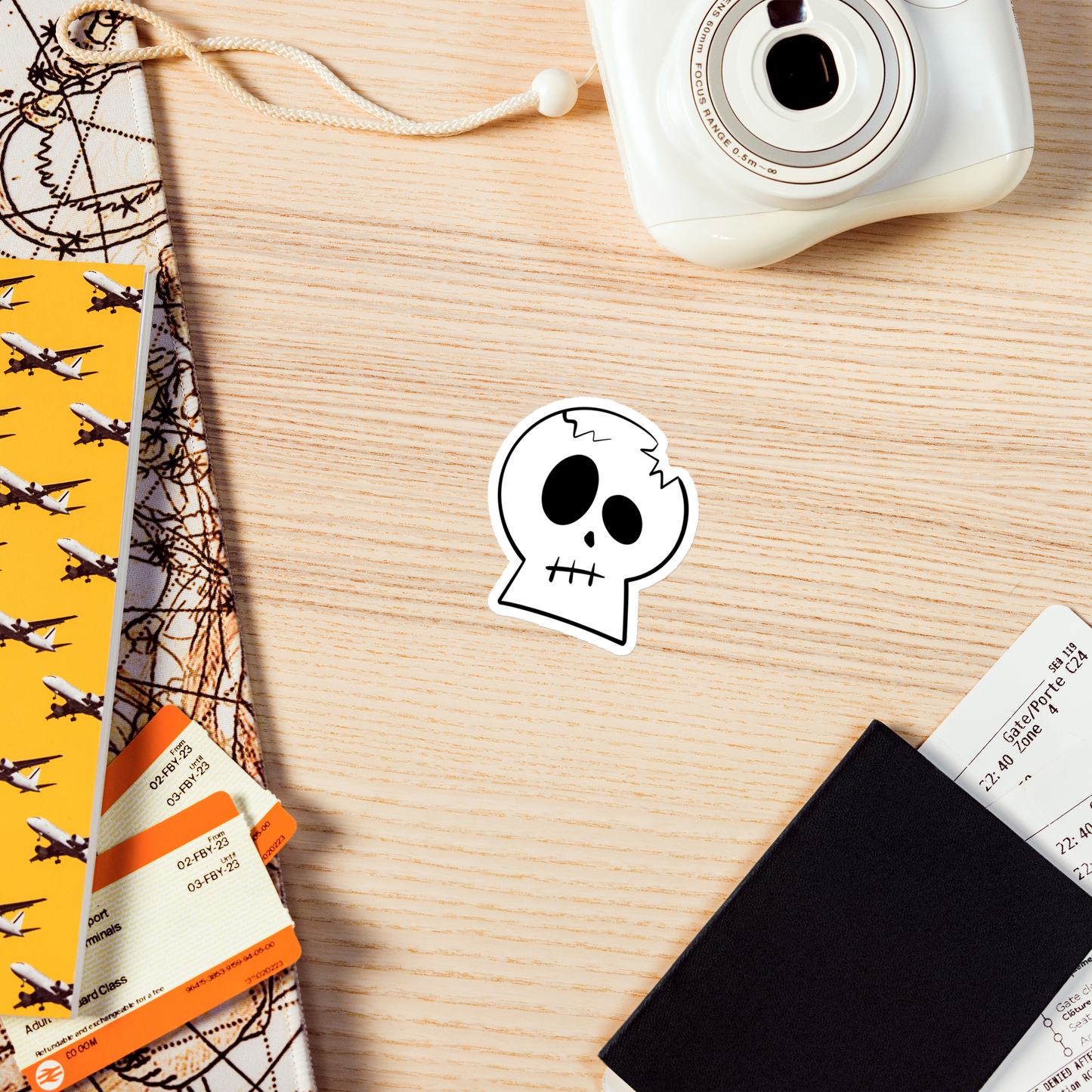 Louie Skull Magnet