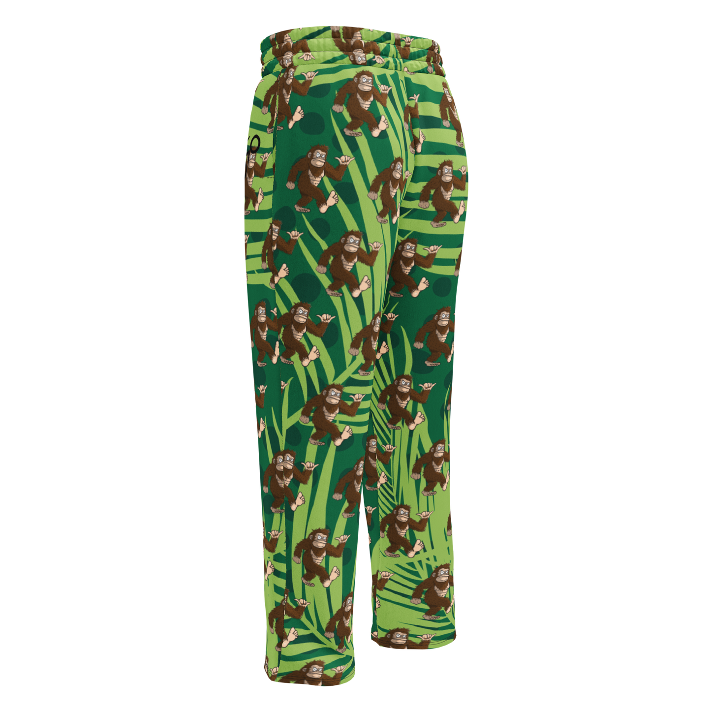 Hang Loose Sasquatch Post-ride Party Pants (Green Leaves)