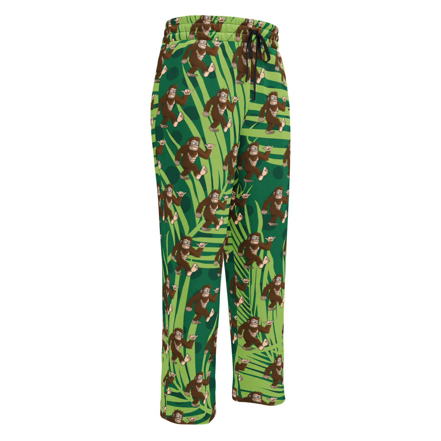 Hang Loose Sasquatch Post-ride Party Pants (Green Leaves)