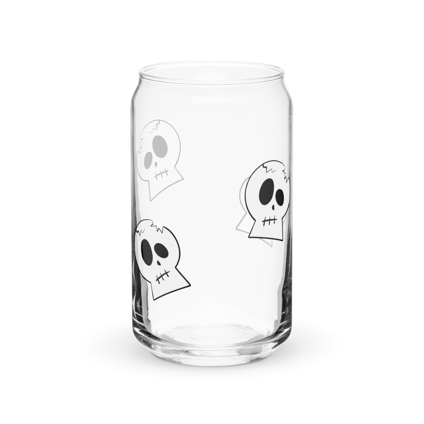 Skulls Can-shaped Glass