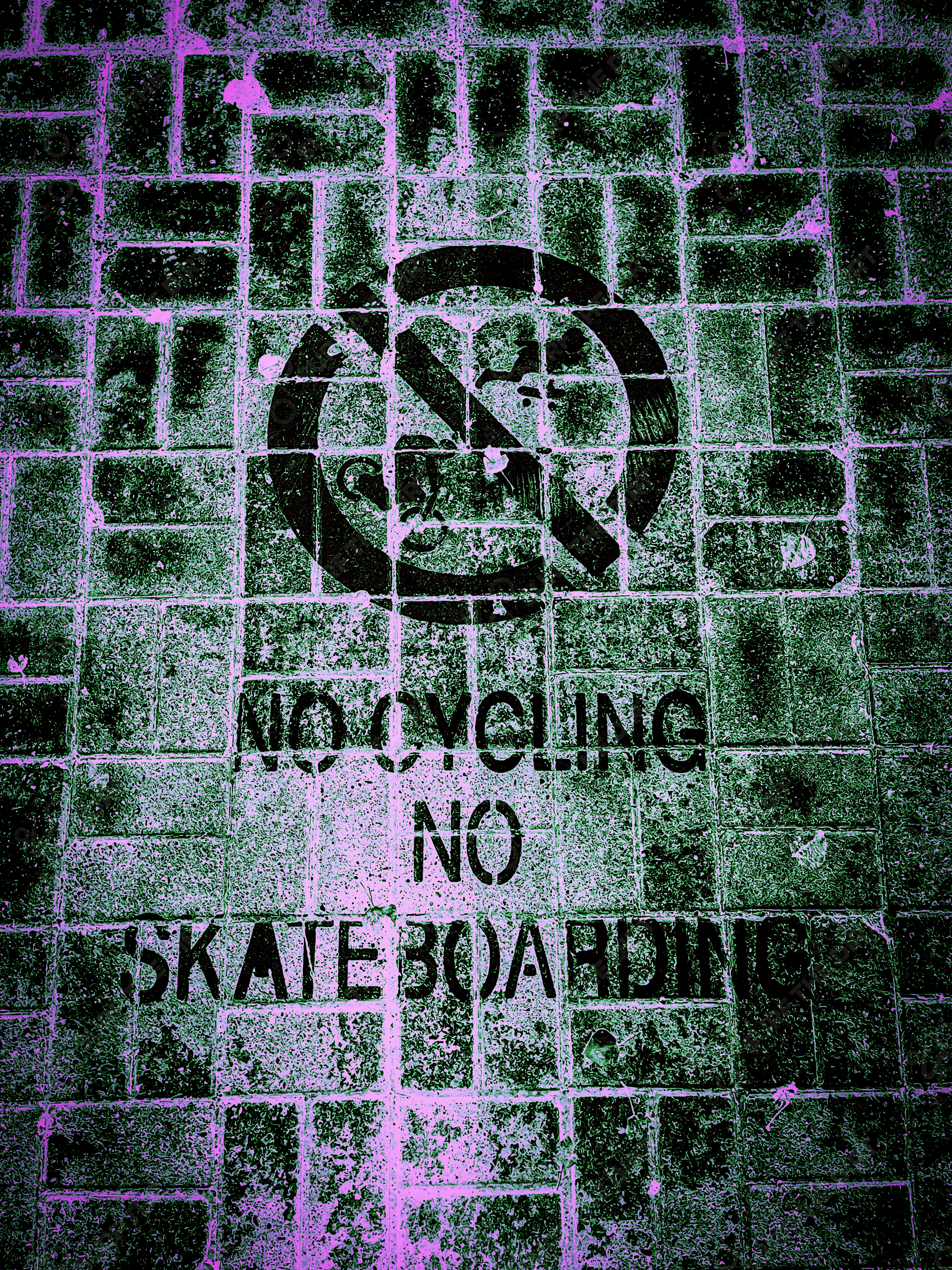 no cycling watermark image