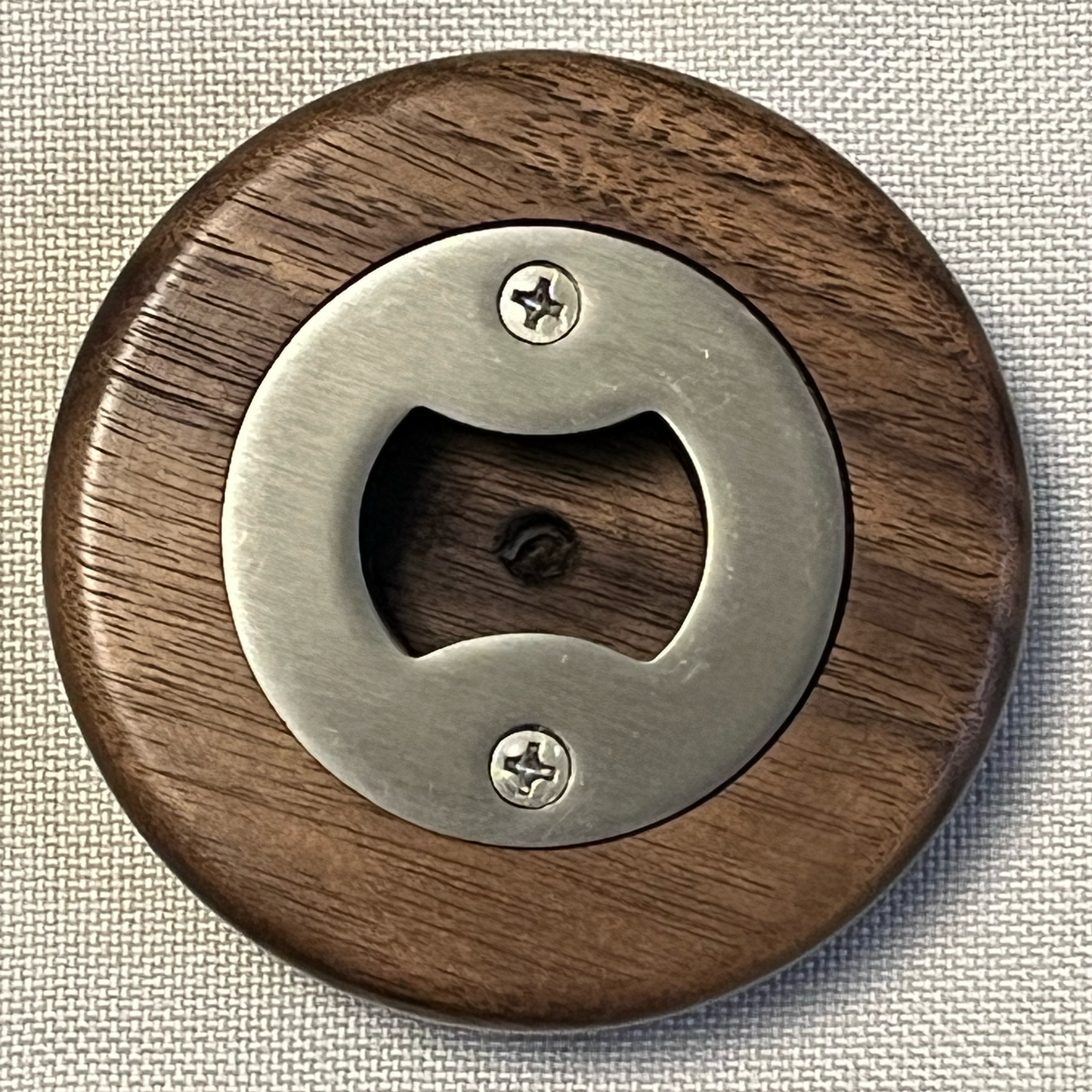 bottle opener walnut back