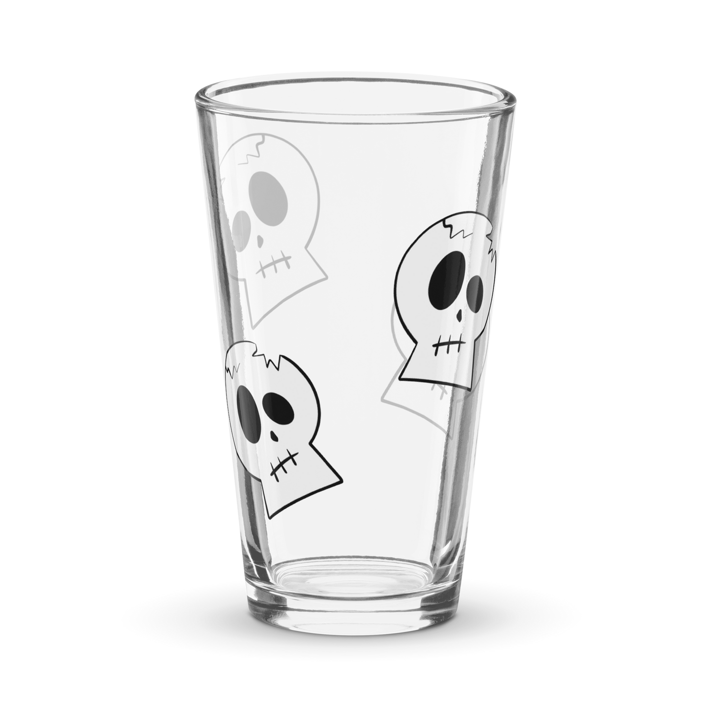 Skulls Shaker Pint Glass